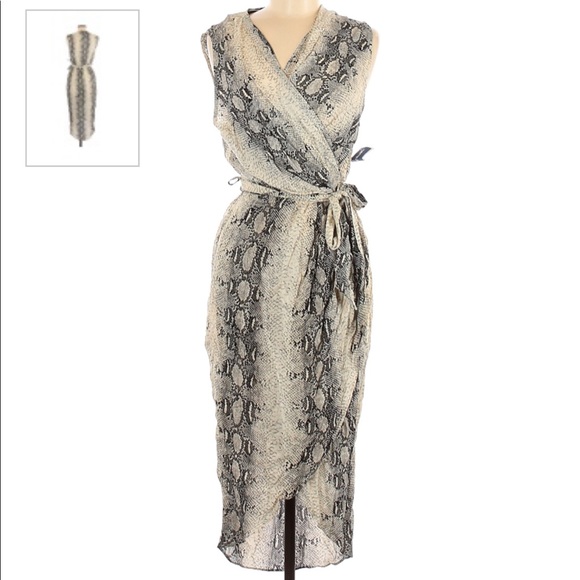 paper heart Dresses & Skirts - 🇺🇸 BUY 1 GET 3 FREE! 🇺🇸 paper heart snakeskin print dress